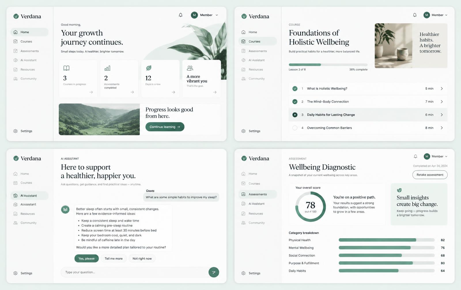 Fiktivní značka: portál, kurz, AI asistent a diagnostika